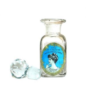 eau de cologne square perfume bottle