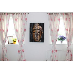 buddha golden wood oil painting