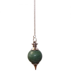 green aventurine sphere pendulum