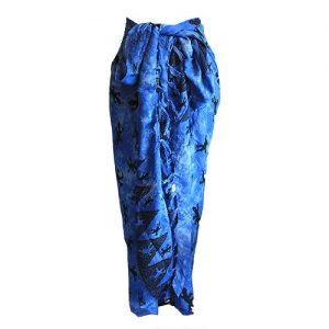 blue sarong