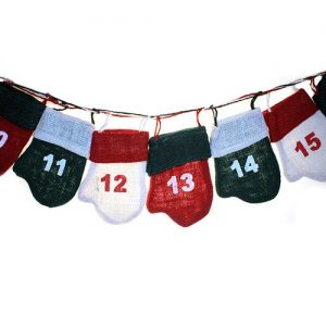 elf mittens advent calendar