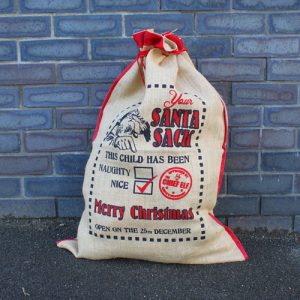 this child has been nice santa sack