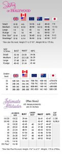 shirley of hollywood sizing