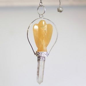 yellow quartz pendulum