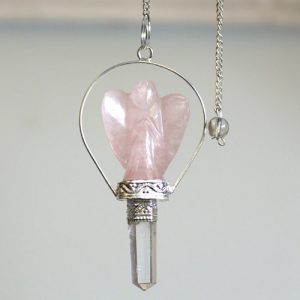 rose quartz pendulum