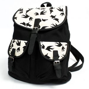 black swallow travelers backpack
