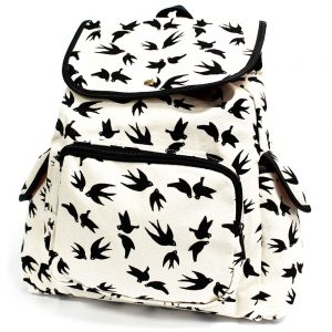 black swallow travelers backpack