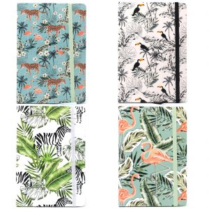 Cool A5 Notebook - Assorted Designs - Vintage Tropical