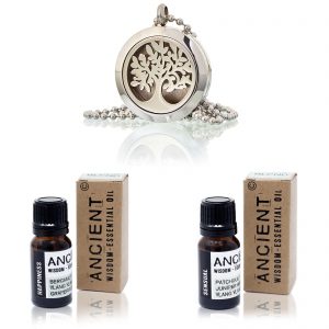Diffuser Necklace and Essential Oil Blends Set