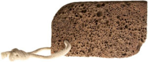 lemon volcanic foot stone