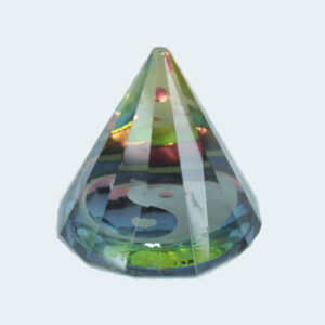 12 sided YinYang  Pyramid 50 mm