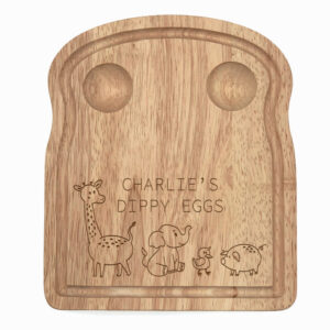animal theme dippy egg board