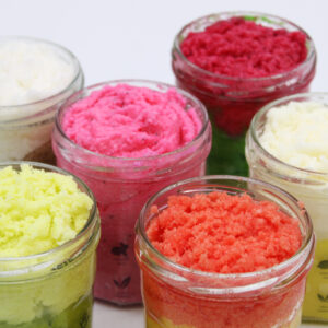 fragranced sugar body scrubs