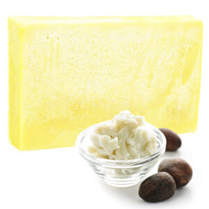 double butter luxury soap slice