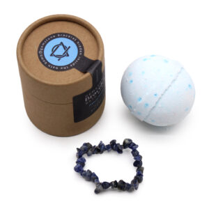 gemstone bracelet bath bomb