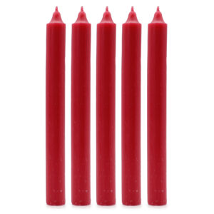dinner candles red
