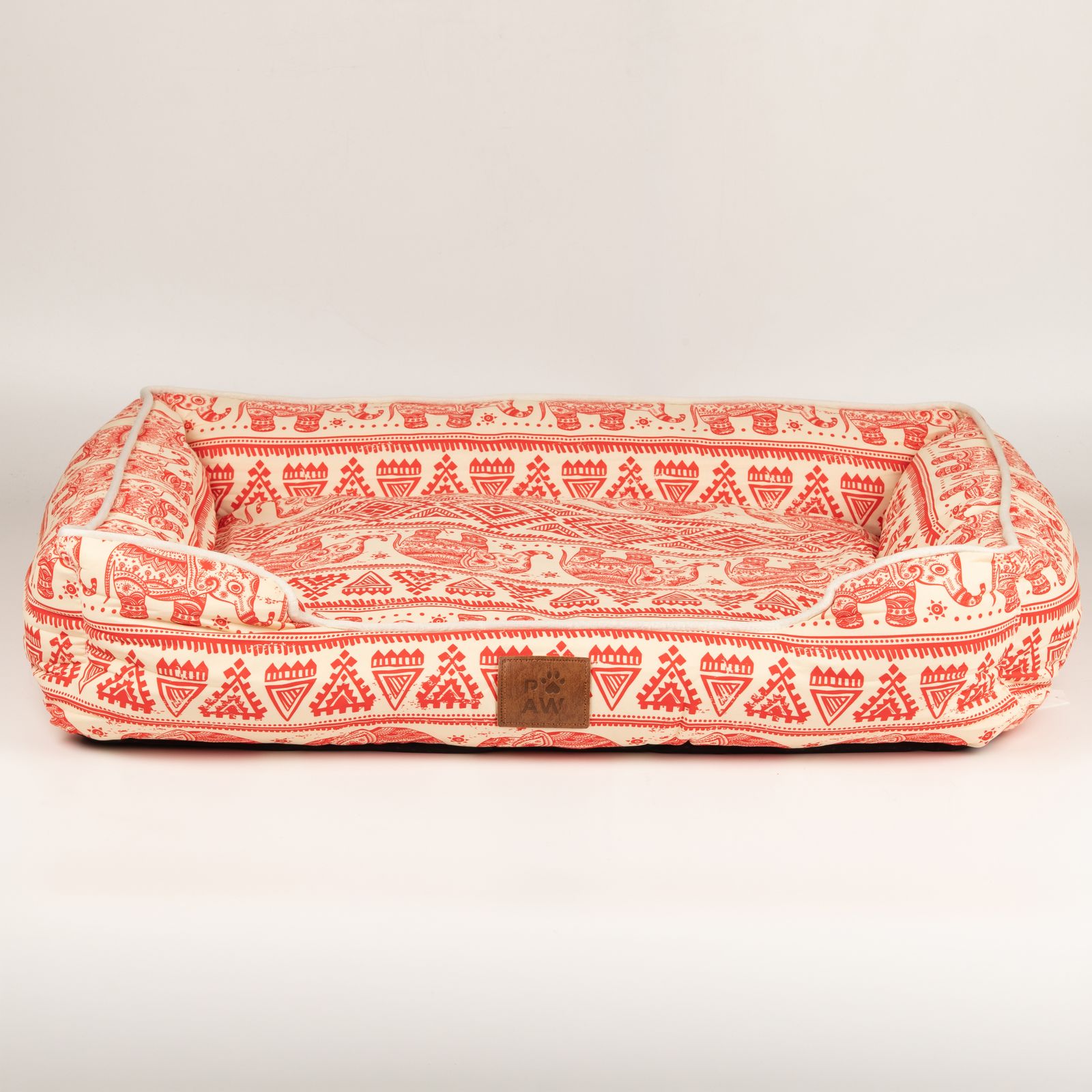 PAW Bed – Lucky Elephant – Red – 60 × 50 × 14cm - Image 9