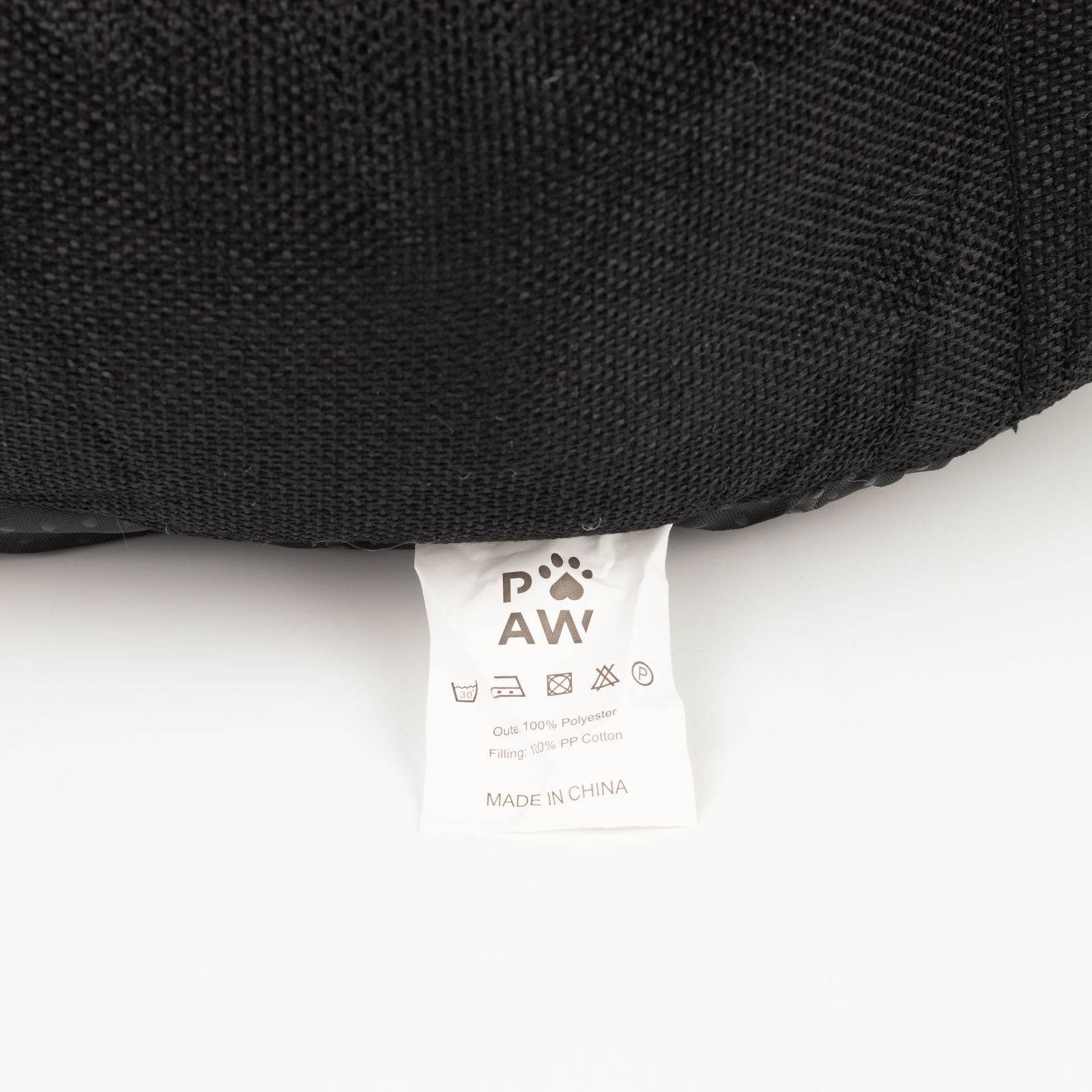 PAW Bed – Large Royal Crown – Black & Grey – 50 × 50 × 26cm - Image 8