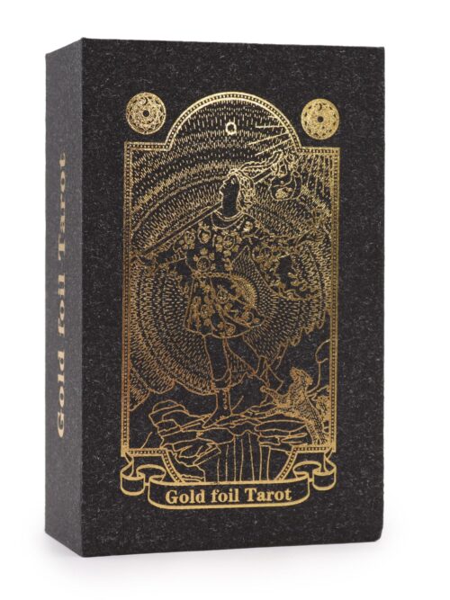 Gold Foil Tarot Set with Book - Gift Box