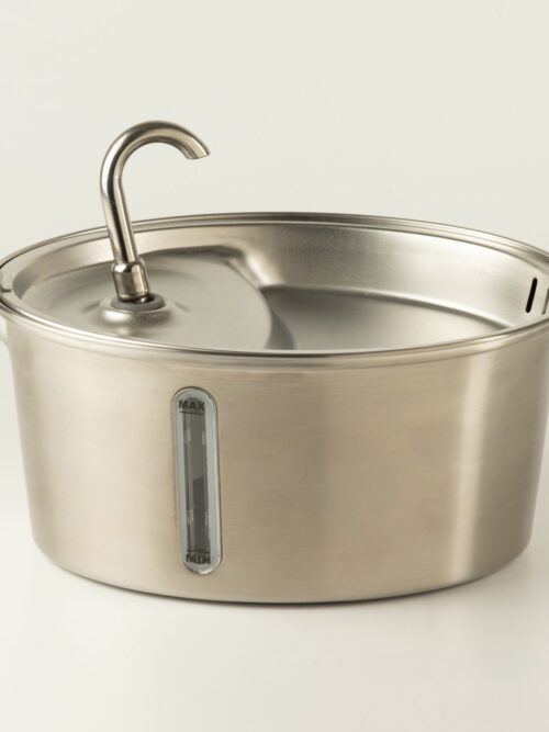 PAW Food Bowls - Electric Water Fountain 2.5 Liter - USB - Stainless Steal (304)