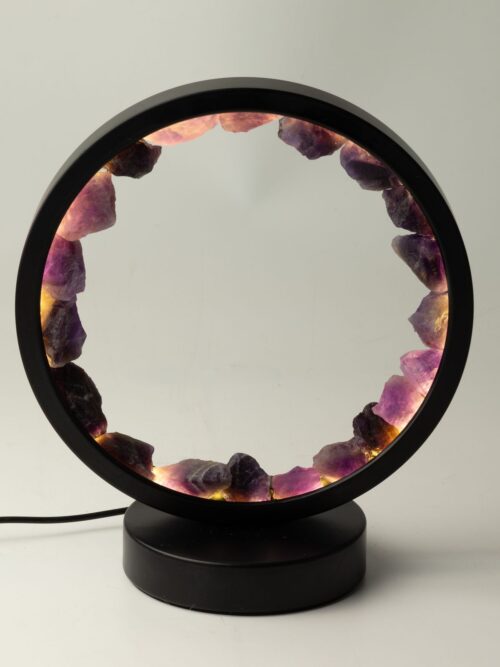 Gemstone Halo Lamp - Zen Spirit  - Amethyst