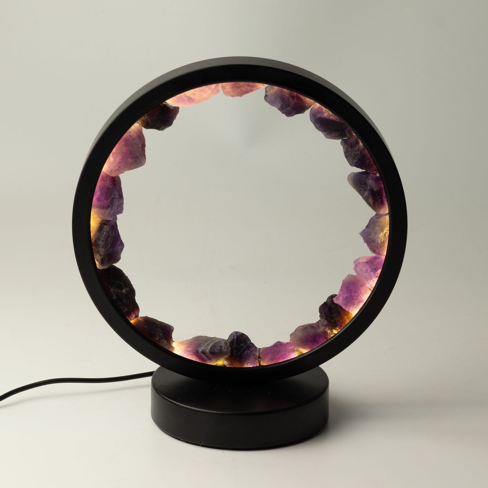 Gemstone Halo Lamp - Zen Spirit - Amethyst