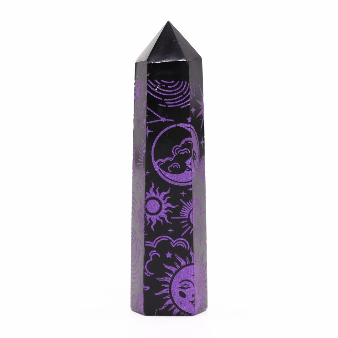 Black Obsidian Point - Mystic Story - Deep Purple - Image 7