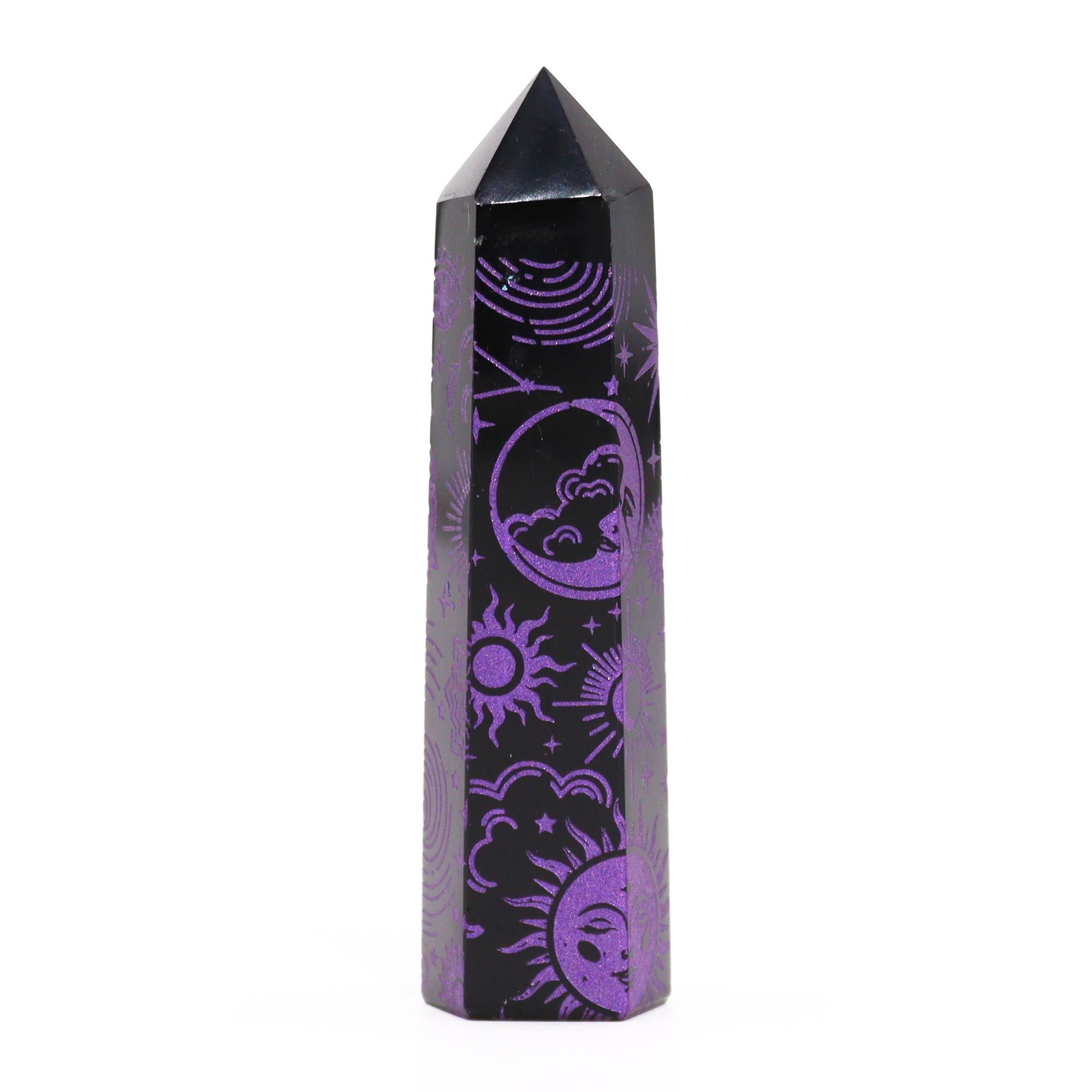 Black Obsidian Point - Mystic Story - Deep Purple - Image 6
