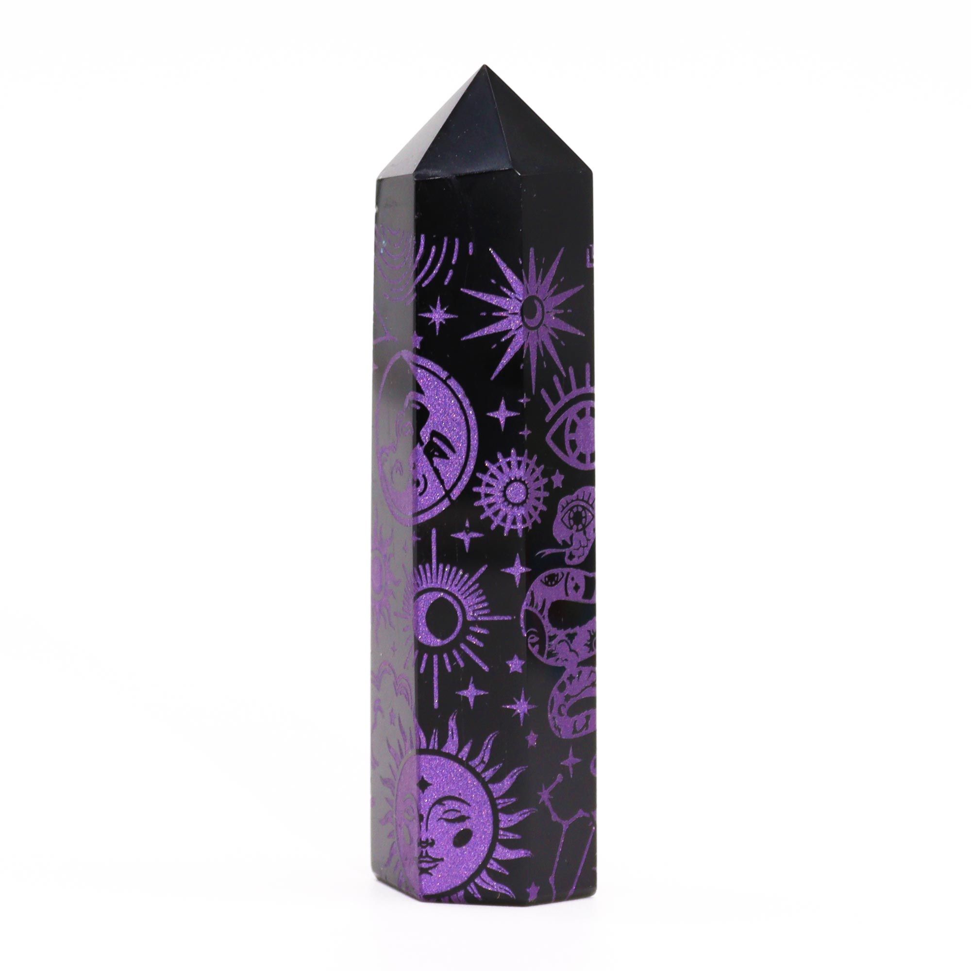 Black Obsidian Point - Mystic Story - Deep Purple - Image 8
