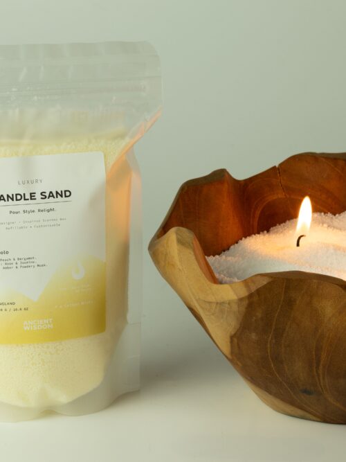 Fragranced Candle Sand - Dusty Rose - Maison de Roses - 300g