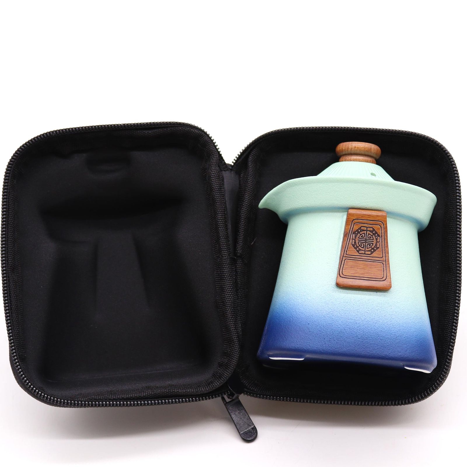 Temple Teapot Set & Three Cups - Blue Heaven - Image 2