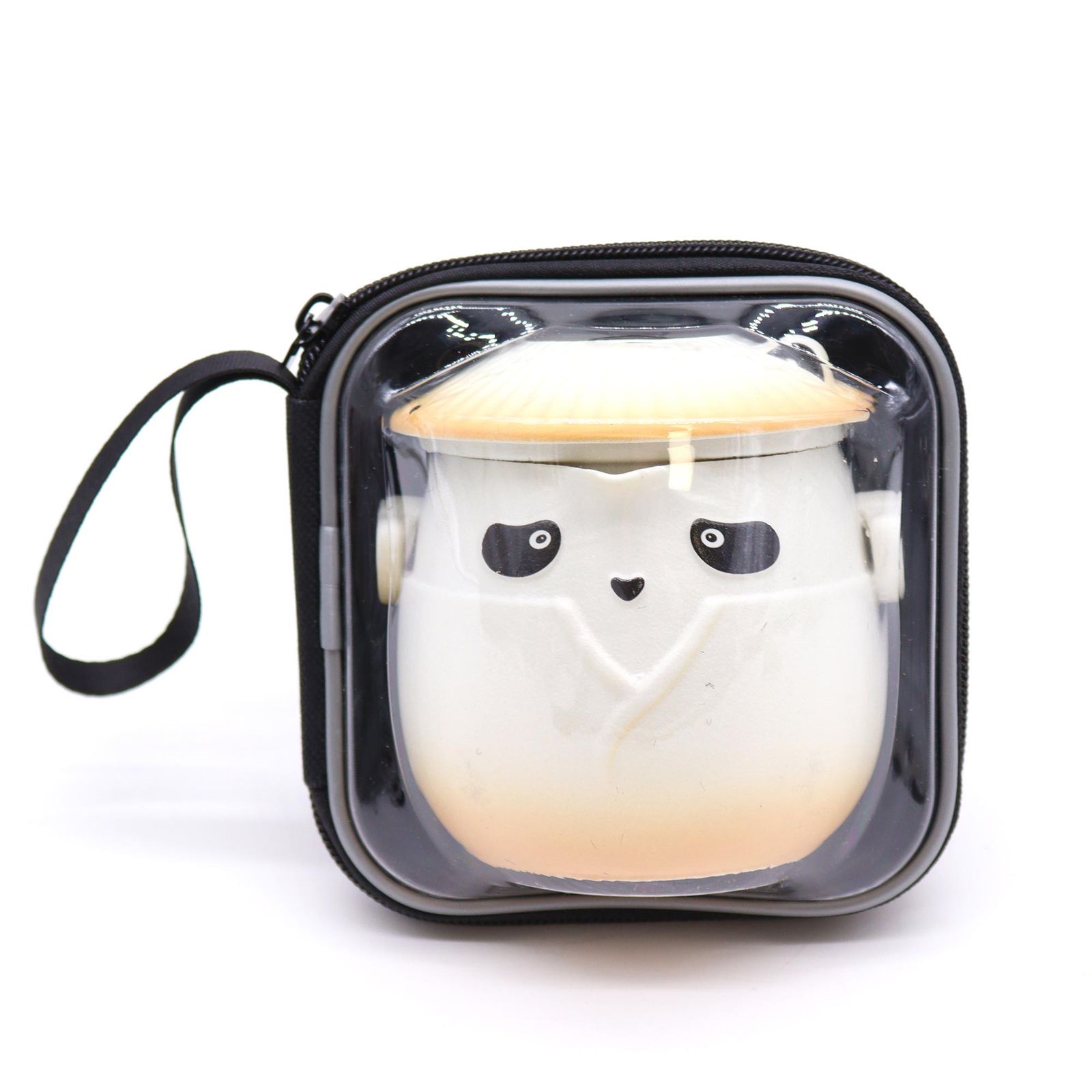 Panda Teapot Set & Three Cups - Orange - Image 3