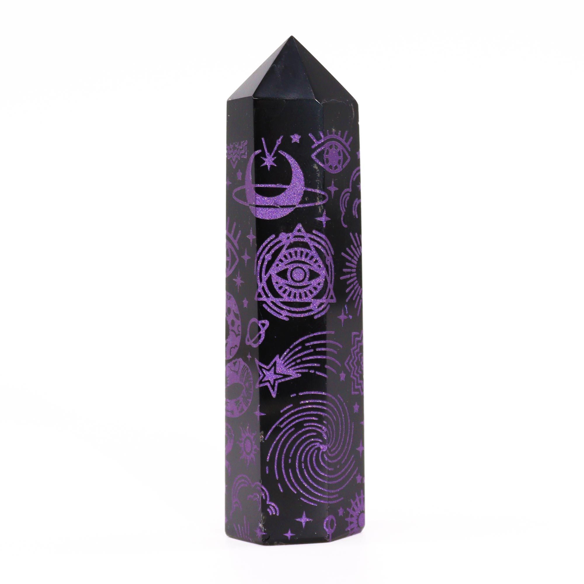 Black Obsidian Point - Mystic Story - Deep Purple - Image 3