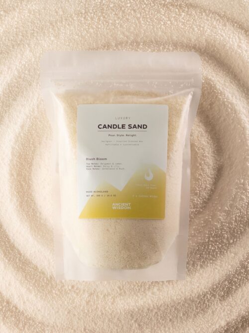 Fragranced Candle Sand - Warm Honey - Blush Bloom - 300g