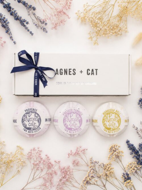 Agnes + Cat Secret Garden Bath Fizzer Gift Set