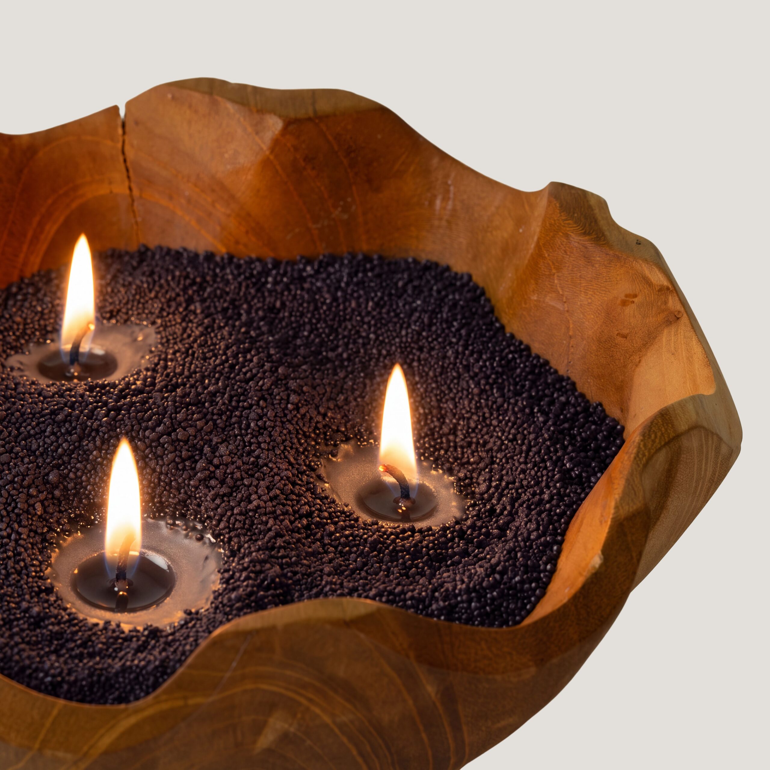 Fragranced Candle Sand - Black - Spirited - 300g - Image 12