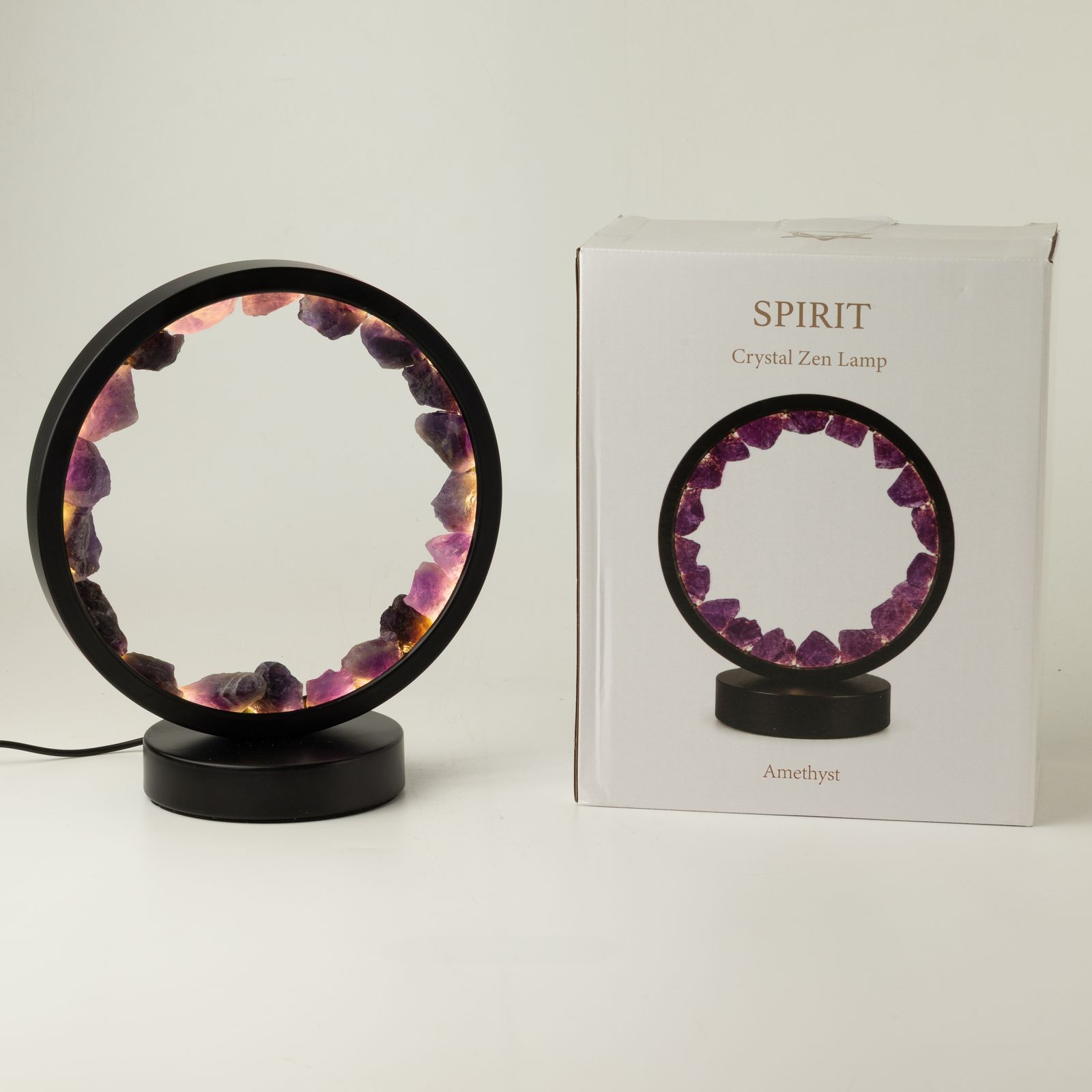 Gemstone Halo Lamp - Zen Spirit - Amethyst - Image 3