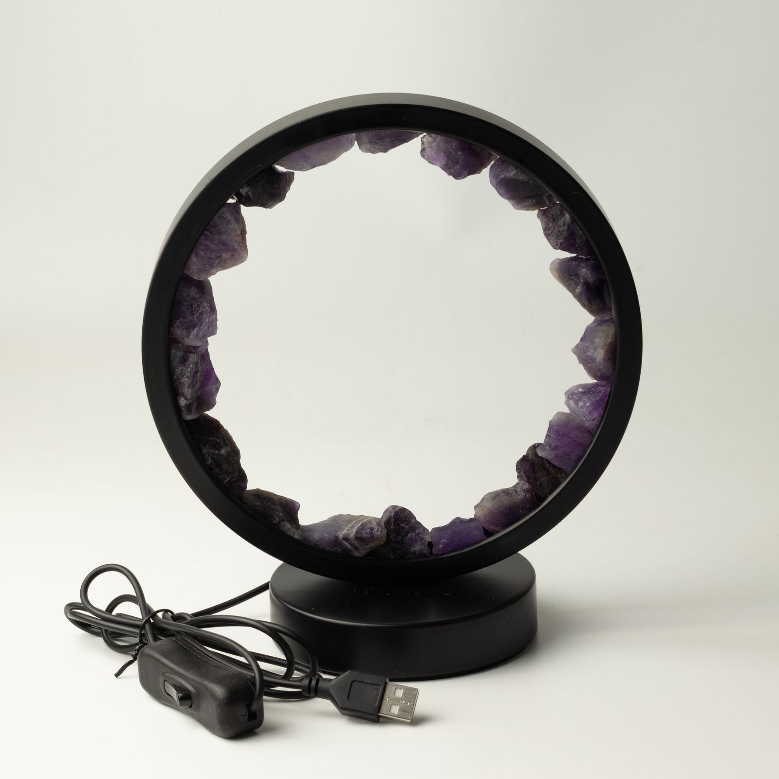 Gemstone Halo Lamp - Zen Spirit - Amethyst - Image 7