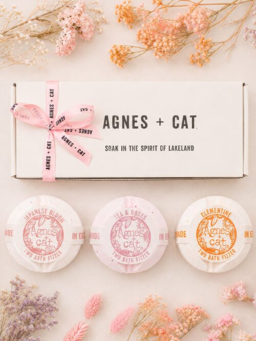 Agnes + Cat Floral & Citrus Bath Fizzer Gift Set