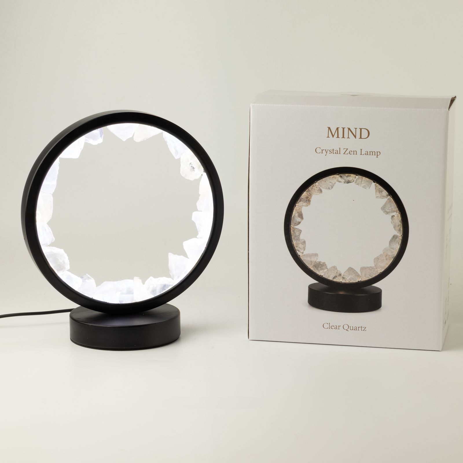 Gemstone Halo Lamp - Zen Mind - Clear Quartz - Image 7