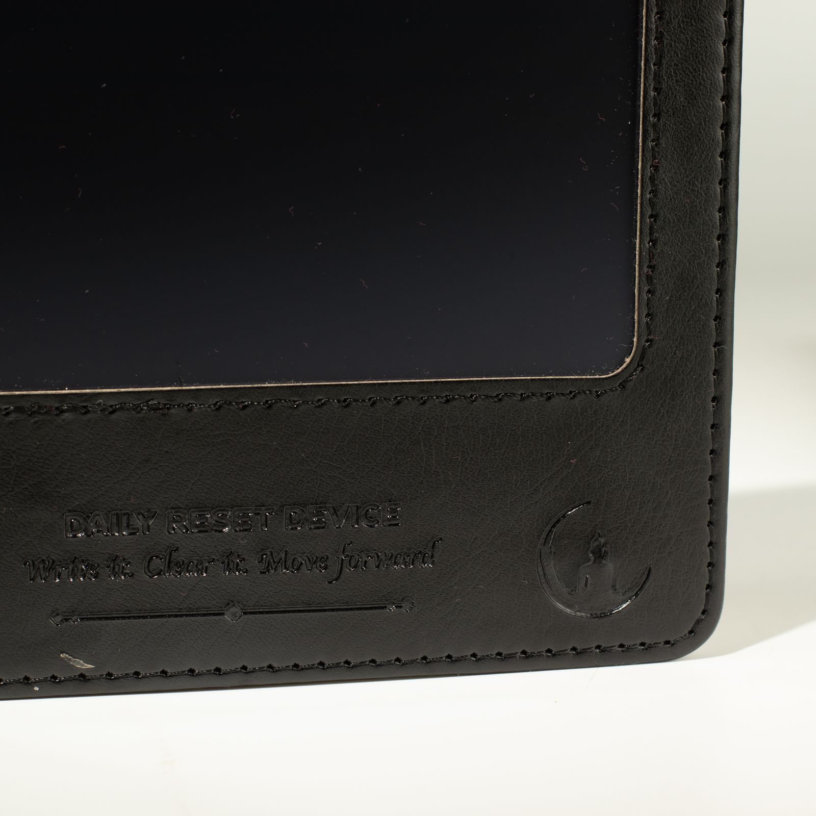 A5 Intention Note Book - LCD Wipe Screen - Black Leather Effect - 80 Leafs - Image 13