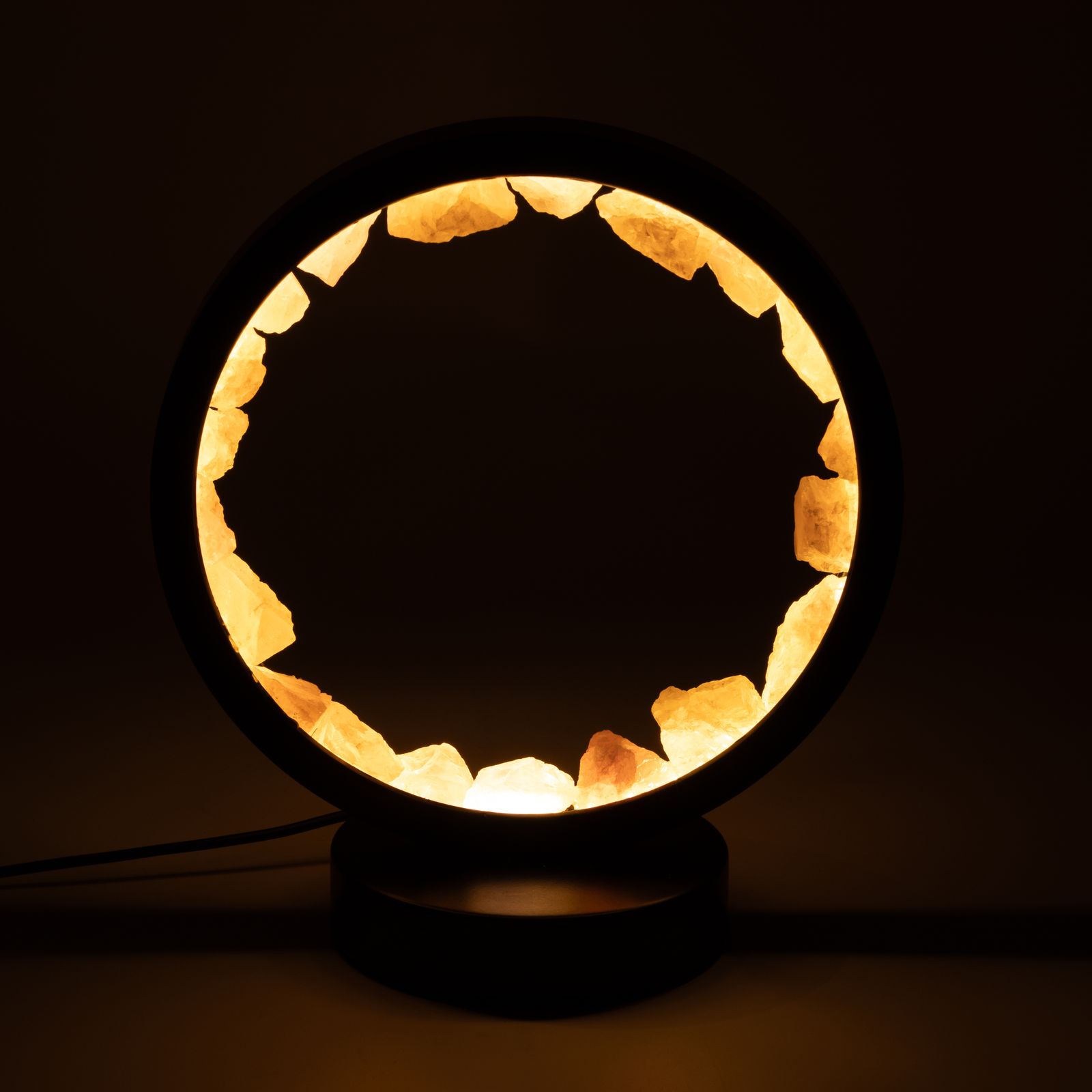 Gemstone Halo Lamp - Zen Body - Rose Quartz - Image 4