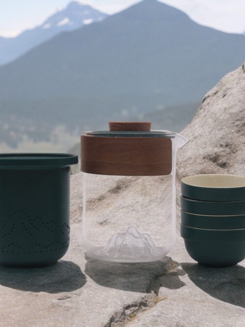 Travel Mountain Teapot Set - Four Friends - Travel Pack