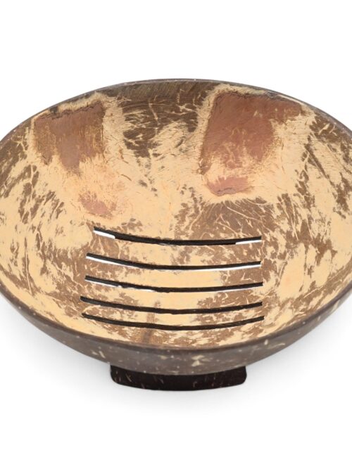 Natural Coconut Soap Dish - Round - 11cm
