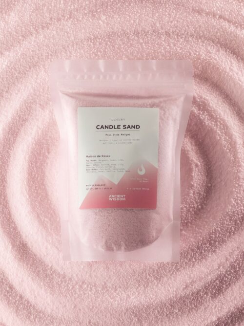 Fragranced Candle Sand - Dusty Rose - Maison de Roses - 300g