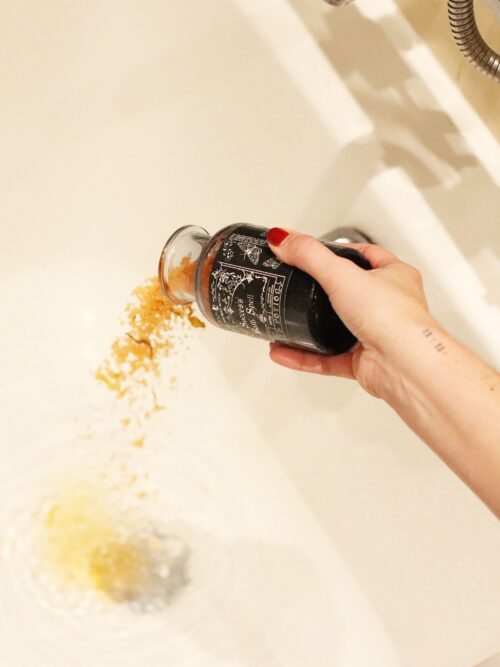 Ancient Witch Bath Spell Potion & Citrine Crystal Amulet - Success