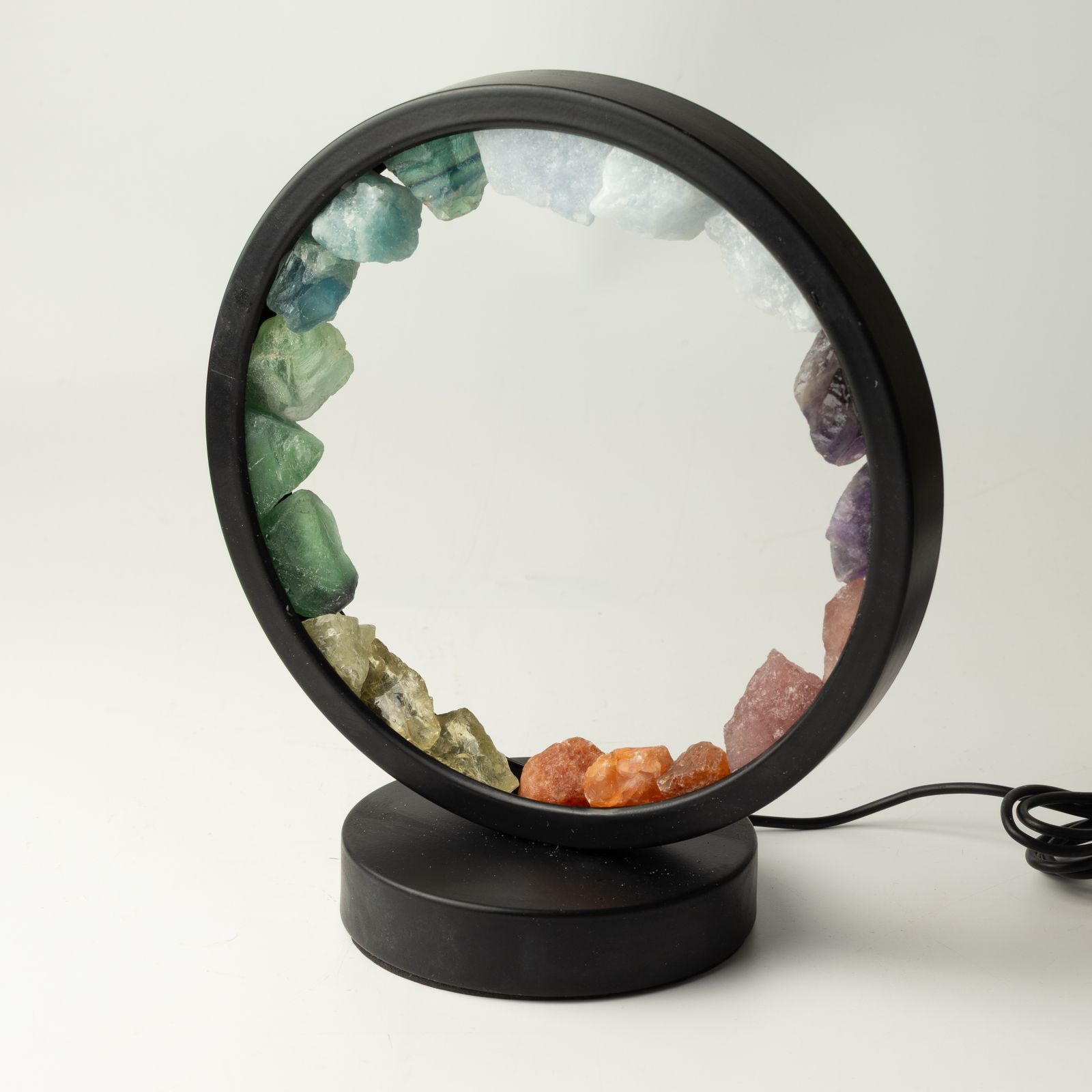 Gemstone Halo Lamp - 7 Chakra - 7 Gems - Image 5