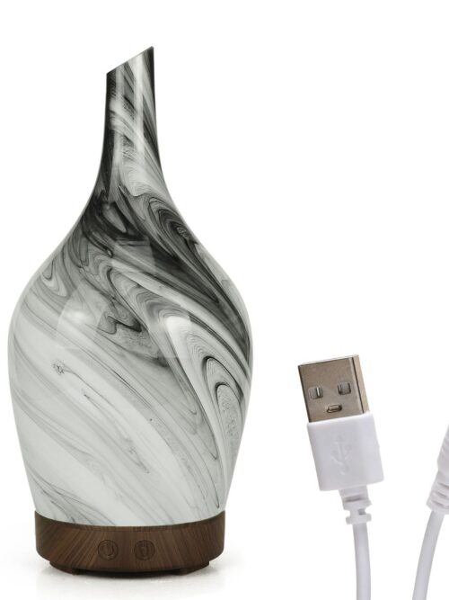 Aroma Atomiser - Glass Abstract Grey USB