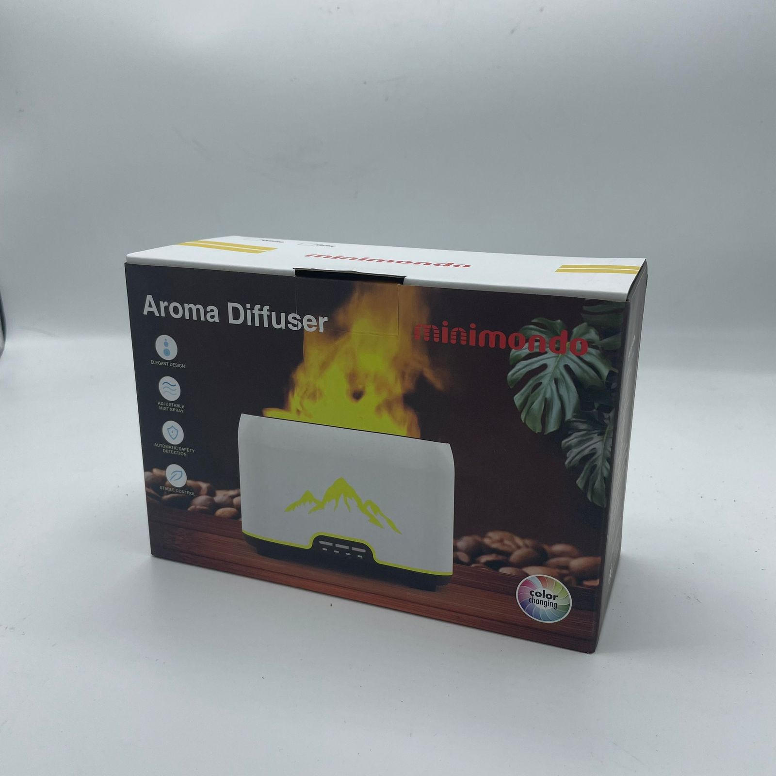 Himalayas Aroma Diffuser - USB-C - Remote control - Flame Effect - Image 2