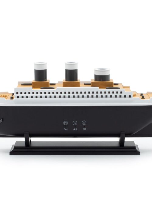 Ship Model Puff Effect Aroma Diffuser with Colour-Changing LED